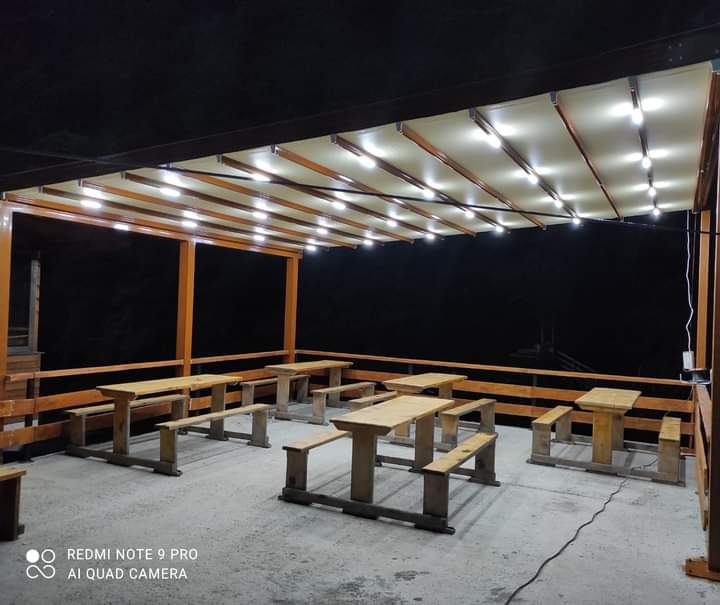 Pergola ve tente tasarım görseli