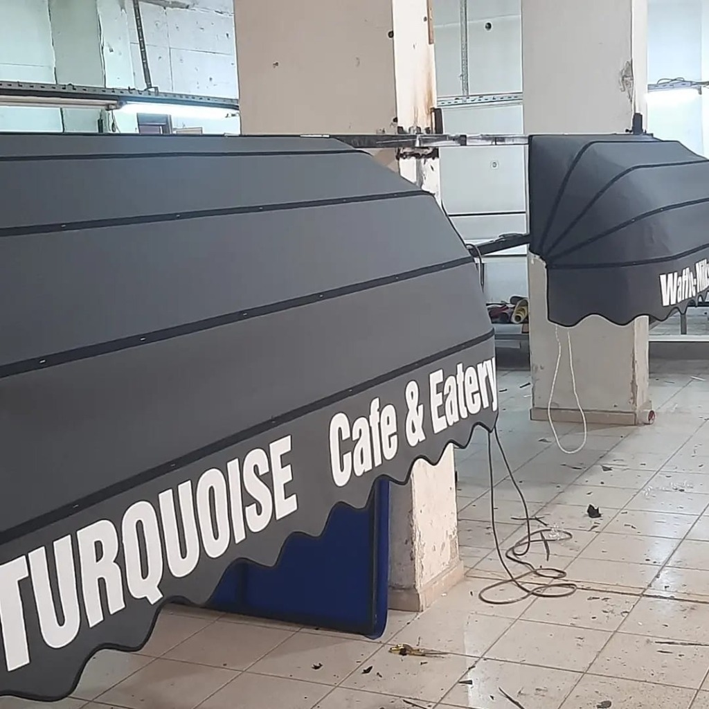 Pergola ve tente tasarım görseli
